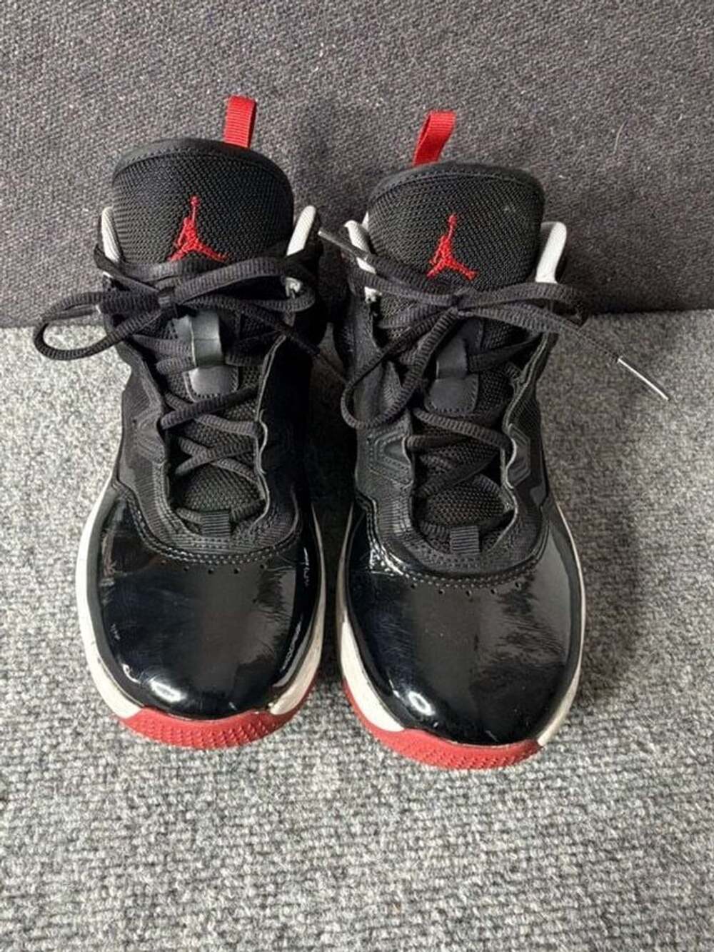Jordan Stay Loyal 3 Black White Gym Red 6Y Basketball Shoes
